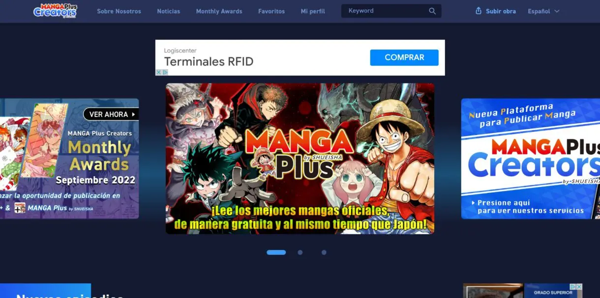 manga plus creators home