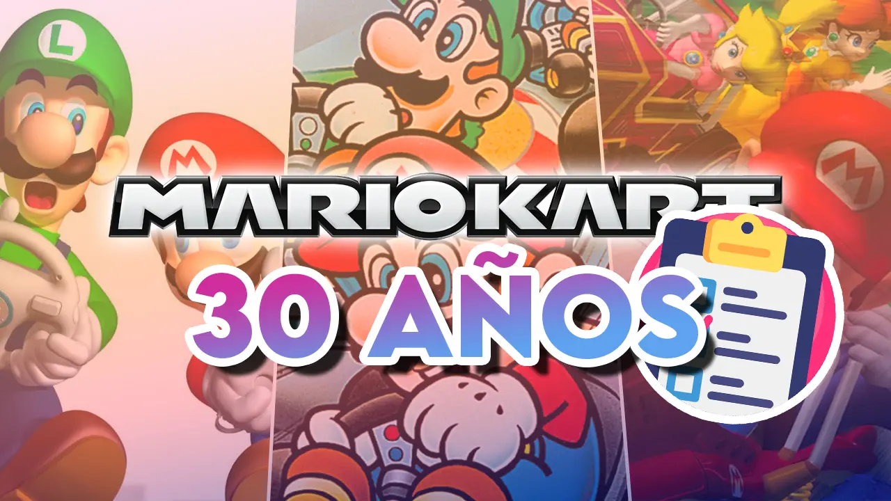 mario kart 30 años