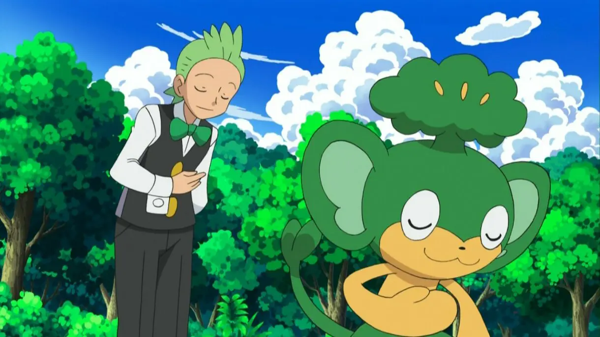 Millo y Pansage Pokemon