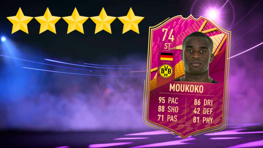 moukoko futties premium gratuito plata fifa 22