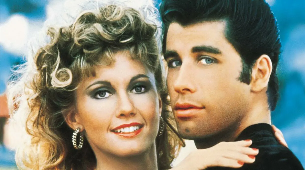 Olivia Newton-John y John Travolta en Grease
