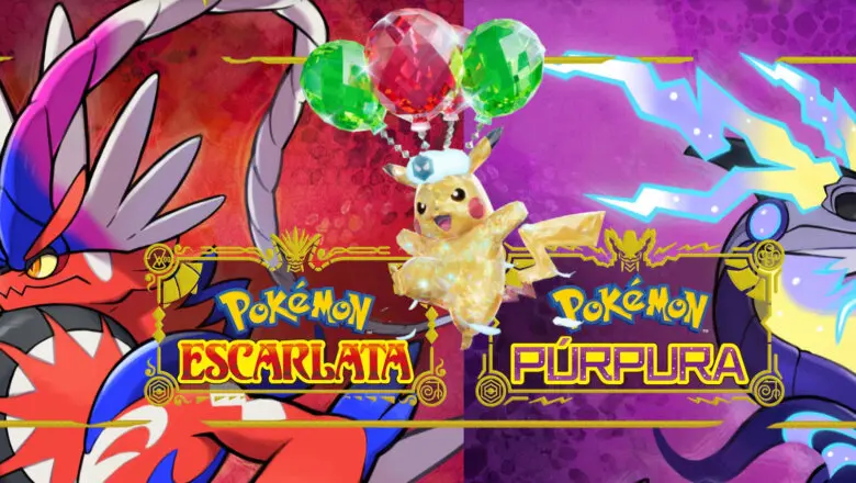 Pokemon Escarlata y Purpura Pikachu teratipo volador