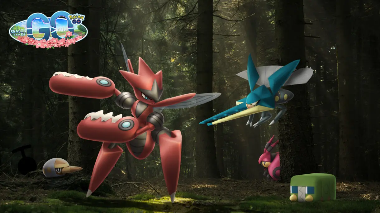 Pokemon GO A bichear Mega-Scizor Vikavolt