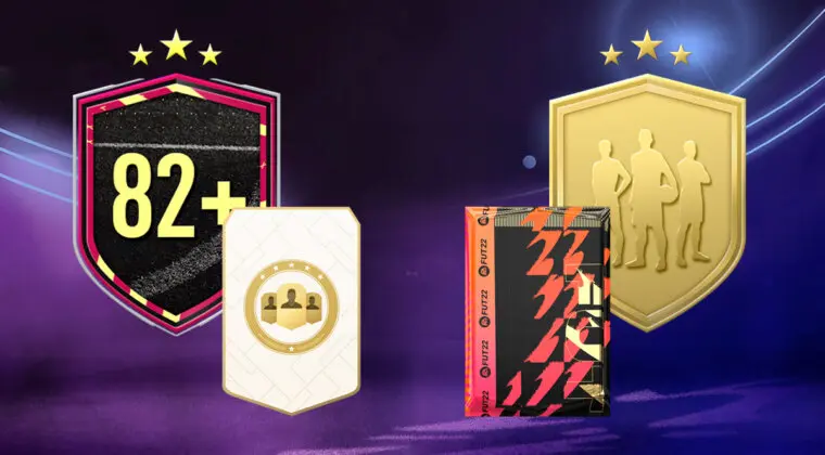 Imagen de FIFA 22: ¿Interesa hacer los SBC's "Elección de jugador 82+" y "Mejora triple Oro común"? + Solución