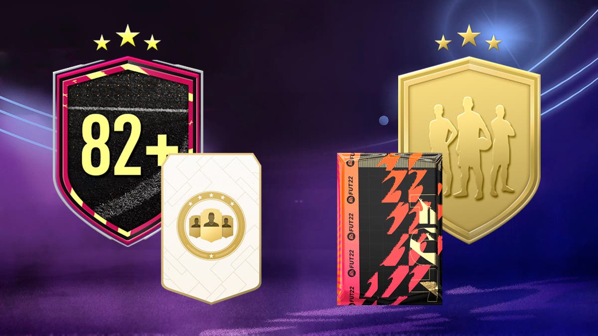 FIFA 22 Ultimate Team SBC Elección de jugador 82+ Triple mejora oro común