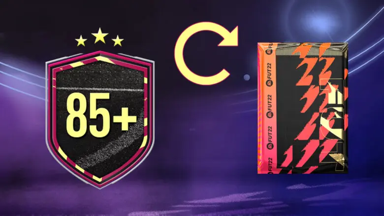 FIFA 22 Ultimate Team SBC Mejora x10 85+ Pre-Season