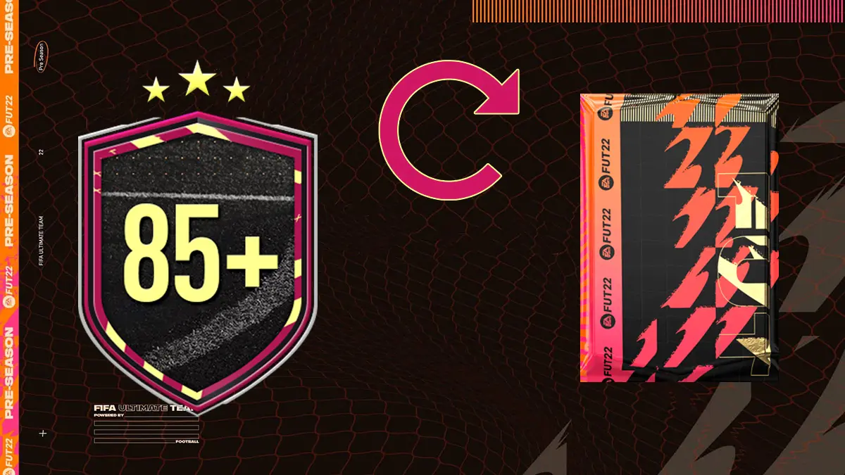 FIFA 22 Ultimate Team SBC Mejora x10 85+ Pre-Season