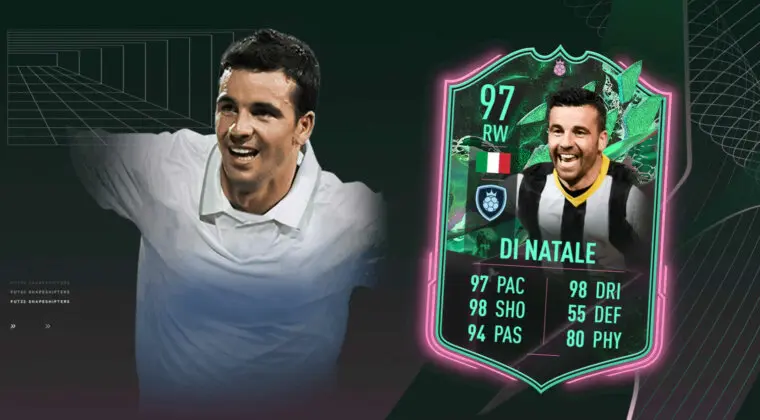 Imagen de FIFA 22 Summer Swaps: review de Di Natale FUT Heroes Shapeshifters. ¿Un atacante brutal?