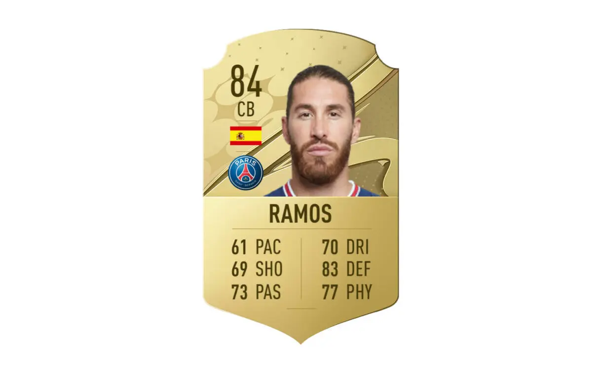 Hipotética carta Ramos oro FIFA 23 Ultimate Team