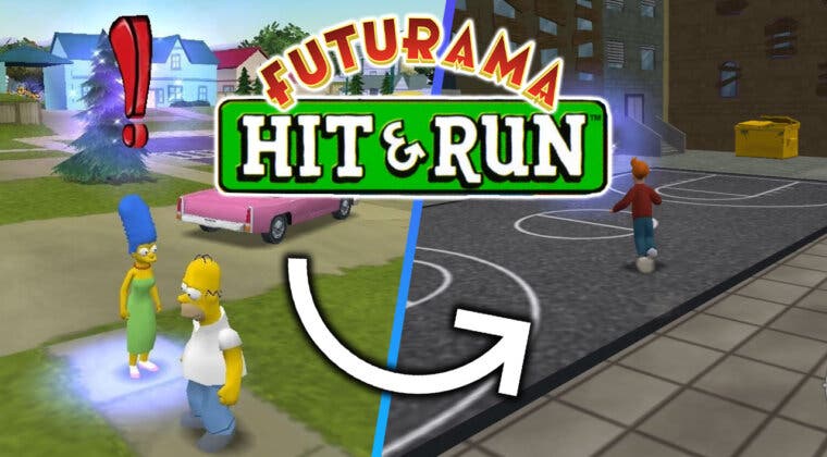 Imagen de The Simpsons: Hit and Run ahora es invadido por los personajes de Futurama gracias a un mod