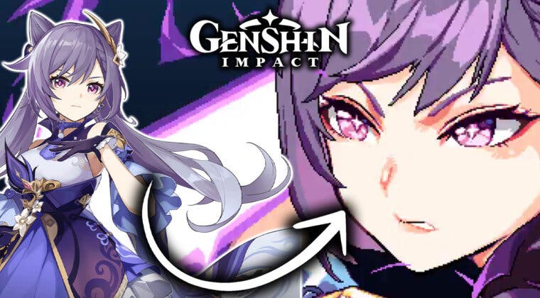 Imagen de El fan art de Genshin Impact convertido en un juego JRPG que lo está petando en las redes