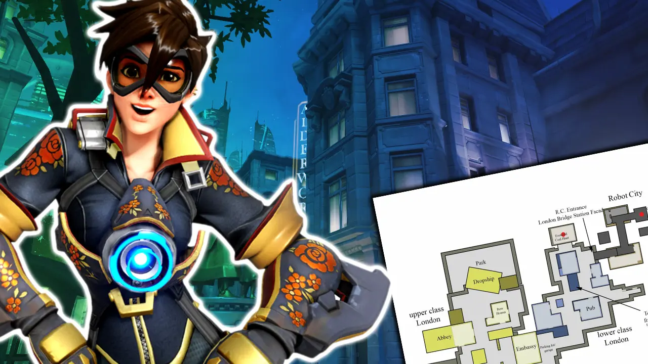 Director de Overwatch 2 muestra diseño original de un mapa