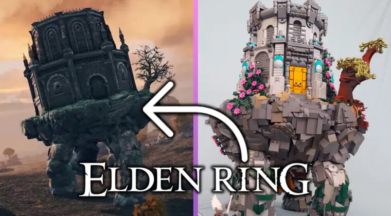 Imagen de Los fans de Elden Ring caen rendidos ante este Mausoleo Errante hecho con piezas LEGO