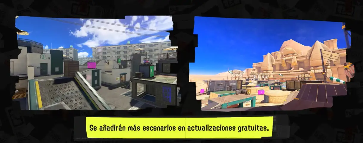 splatoon 3 nuevos mapas