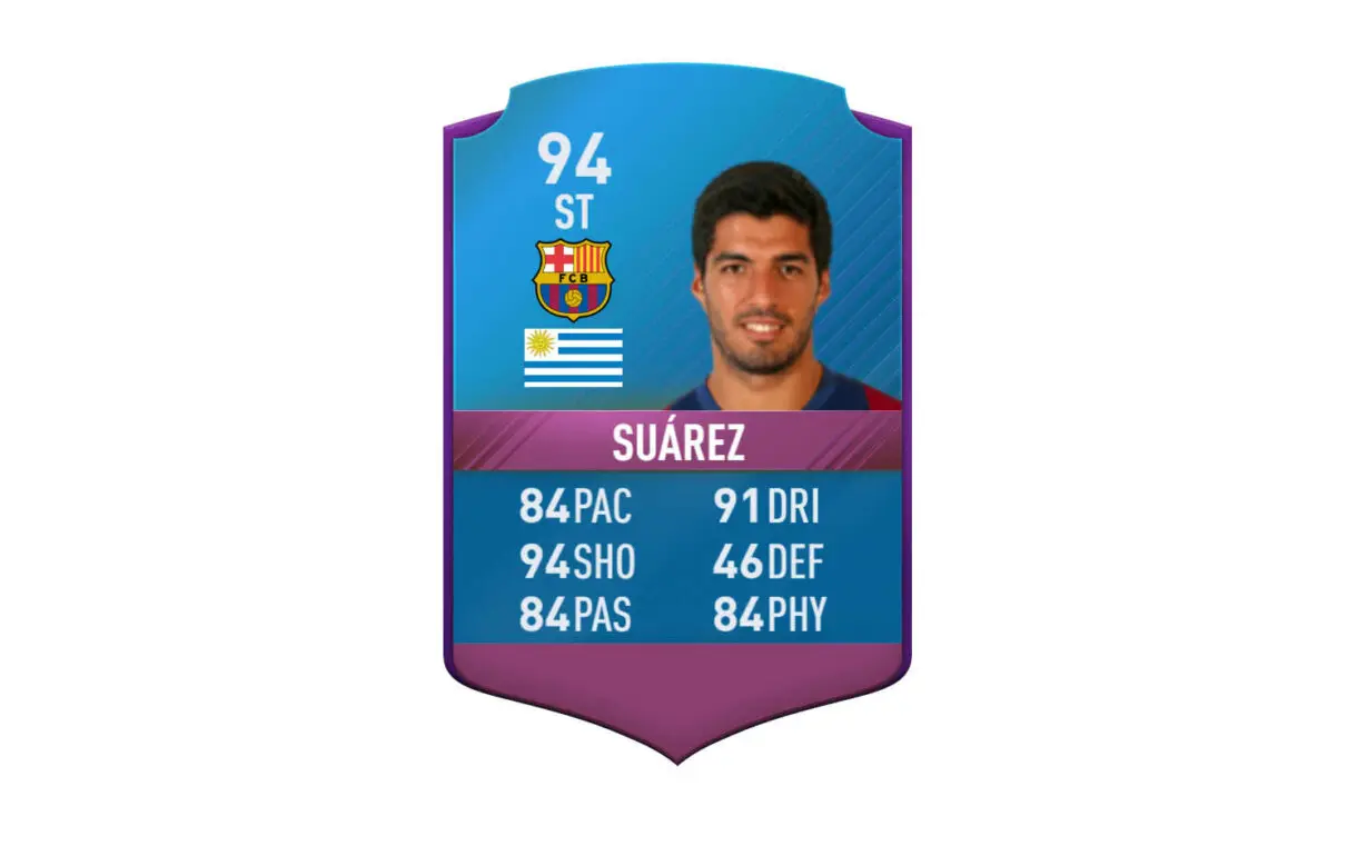 Carta Suárez SBC de Liga FIFA 17 Ultimate Team