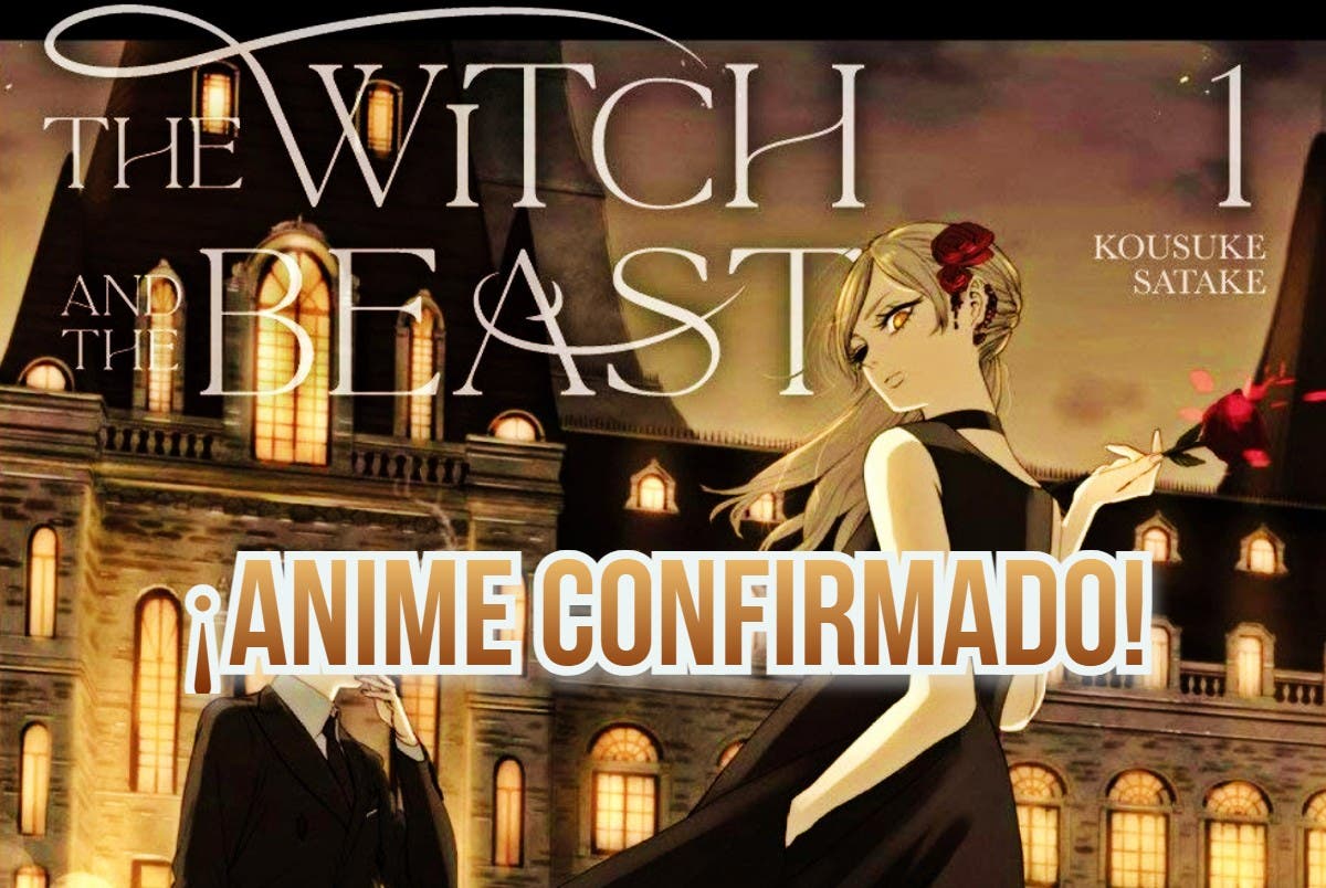 Imagem promocional do anime de The Witch and the Beast