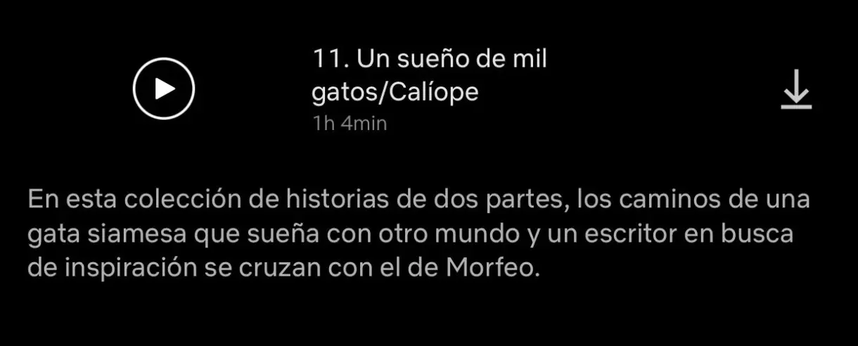 the sandman capitulo extra