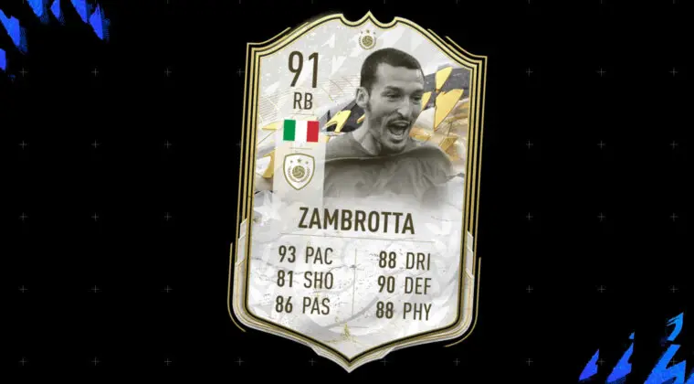 Imagen de FIFA 22 Summer Swaps: review de Zambrotta Icono Moments. ¿Barato y competitivo?