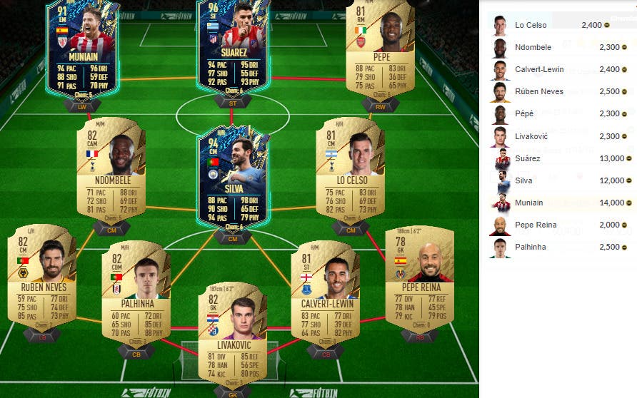 FIFA 22 Ultimate Team SBC Mejora x10 85+