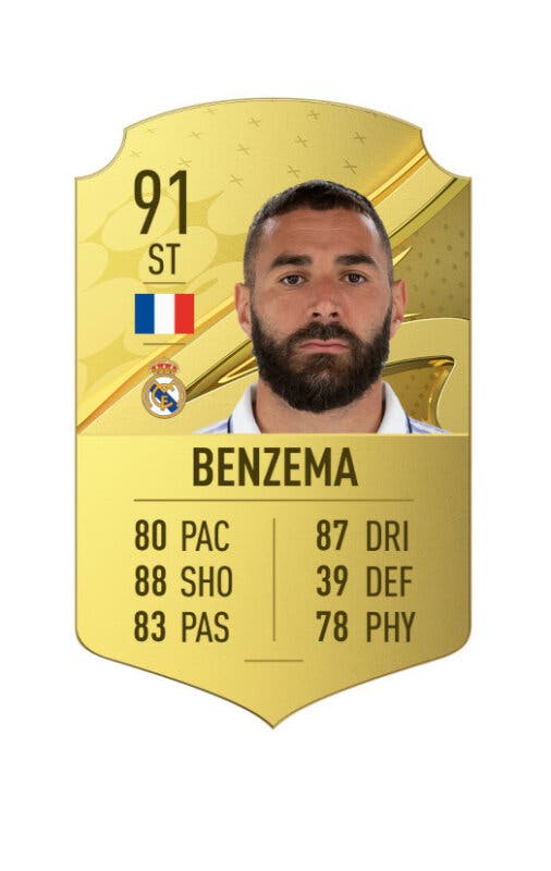 Carta oro Benzema FIFA 23 Ultimate Team