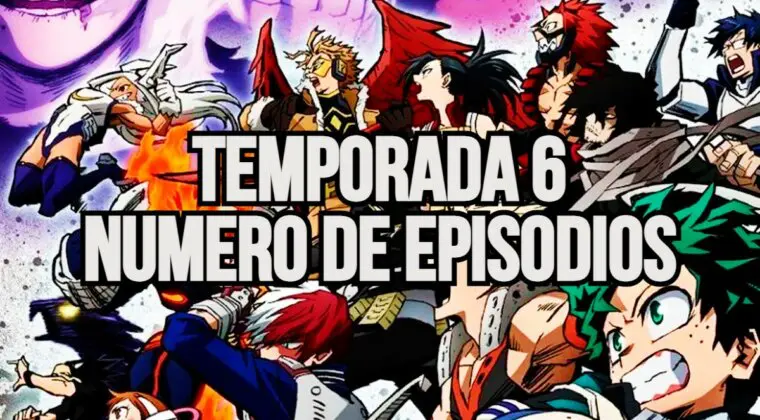 Imagen de Boku no Hero Academia: Este será el número de episodios de la temporada 6, según una filtración