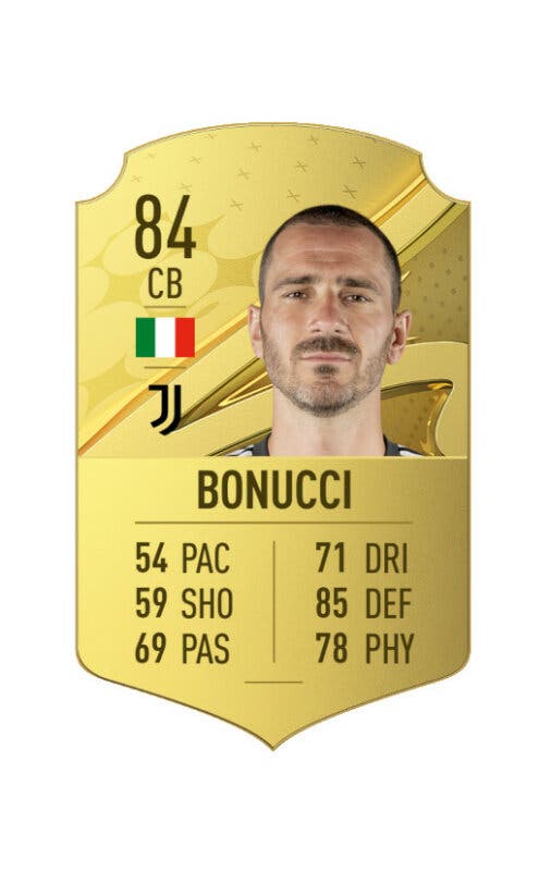 Carta oro Bonucci FIFA 23 Ultimate Team