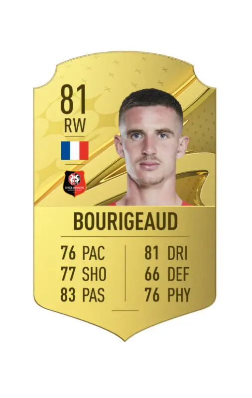 Carta oro Bourigeaud FIFA 23 Ultimate Team