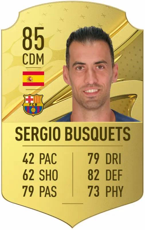 Carta oro Busquets FIFA 23 Ultimate Team