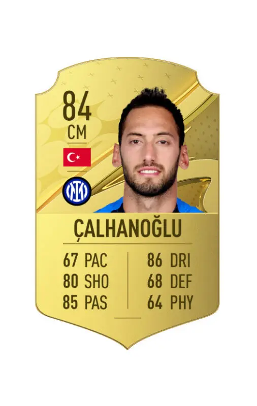 Carta oro Çalhanoglu FIFA 23 Ultimate Team