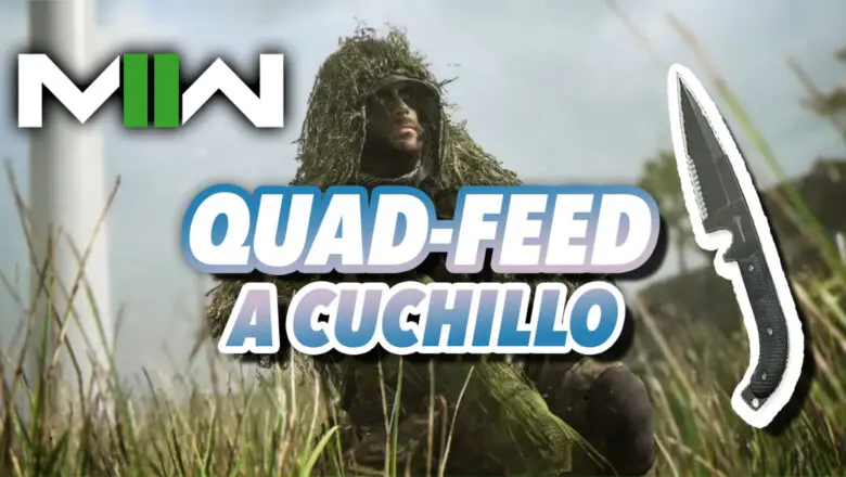 modern warfare 2 quad-feed a cuchillo
