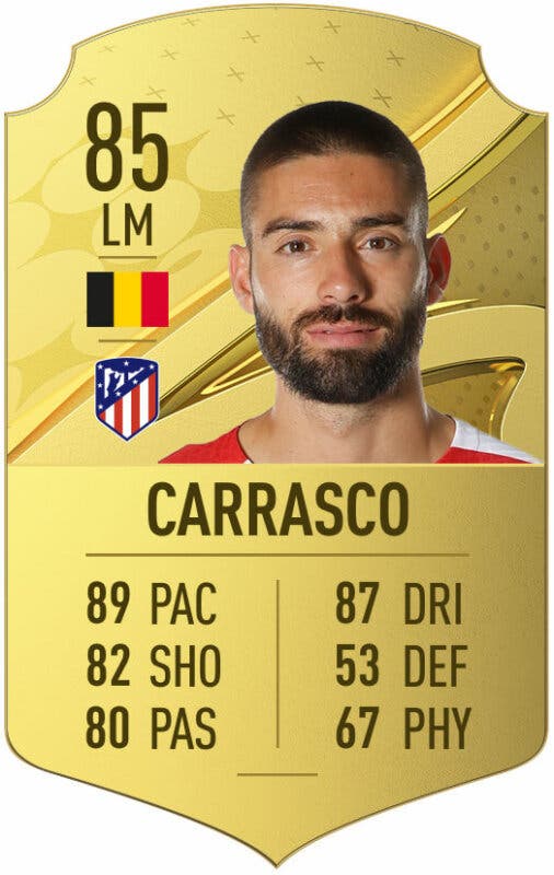 Carta oro Carrasco FIFA 23 Ultimate Team