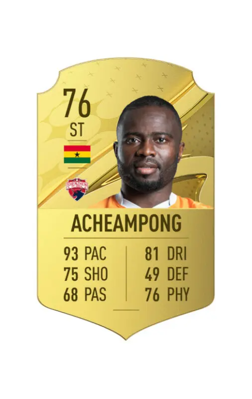 Carta oro Acheampong FIFA 23 Ultimate Team