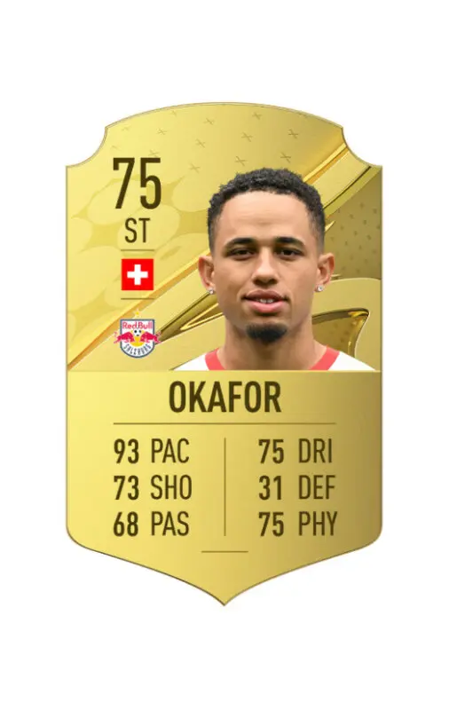 Carta oro Okafor FIFA 23 Ultimate Team