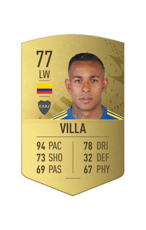 Carta oro Villa FIFA 23 Ultimate Team