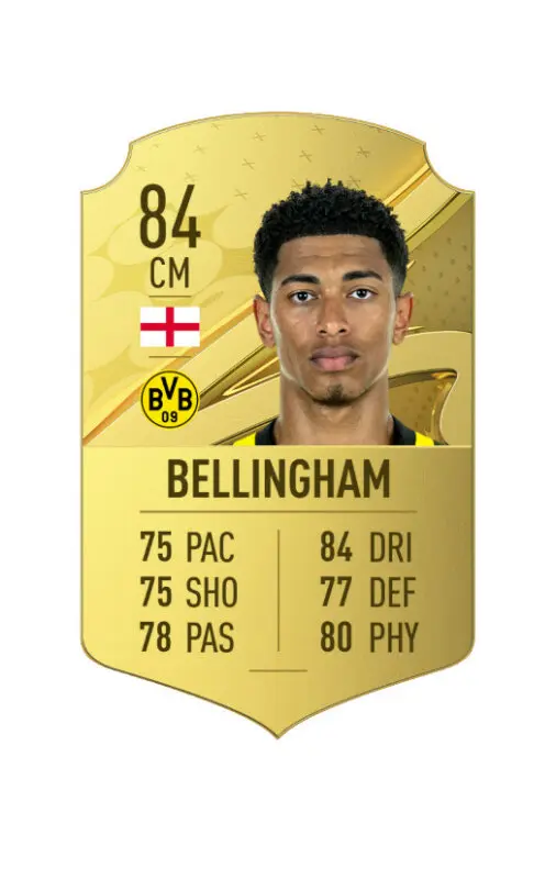 Carta oro Bellingham FIFA 23 Ultimate Team