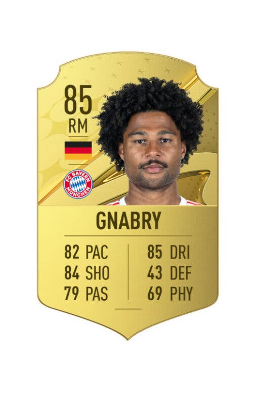 Carta oro Gnabry FIFA 23 Ultimate Team