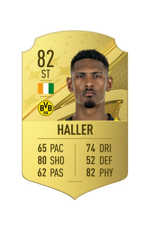 Carta oro Haller FIFA 23 Ultimate Team