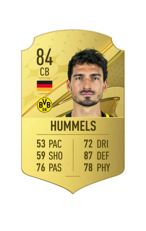 Carta oro Hummels FIFA 23 Ultimate Team