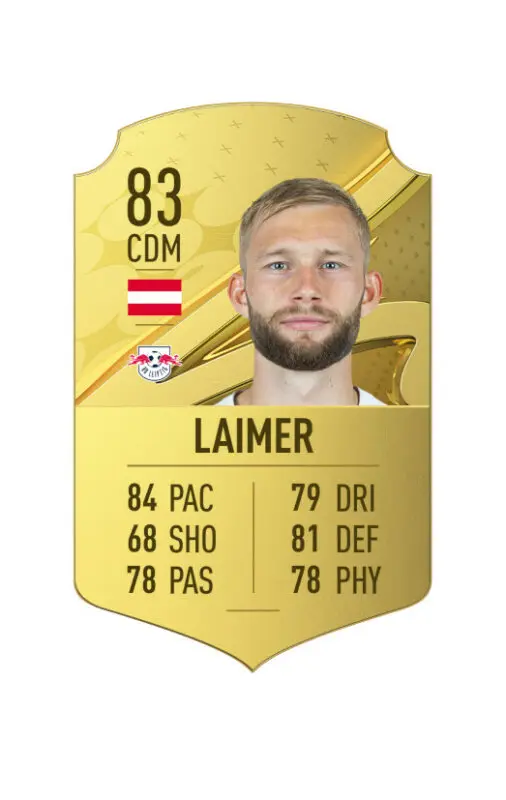Carta oro Laimer FIFA 23 Ultimate Team