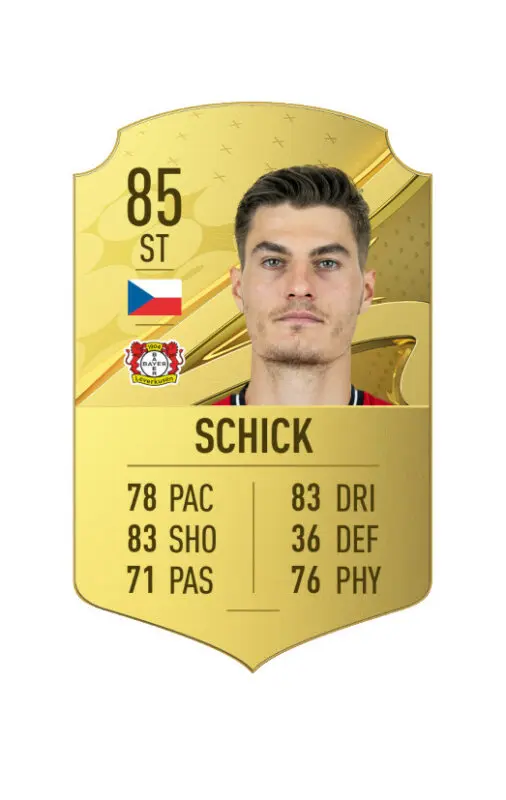 Carta oro Schick FIFA 23 Ultimate Team