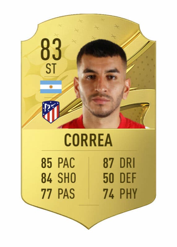 Carta oro Correa FIFA 23 Ultimate Team