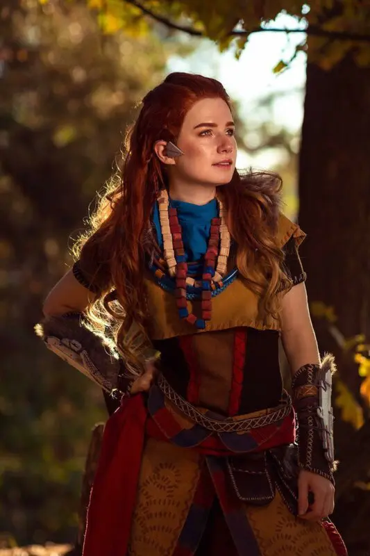 cosplay de aloy de likeassassin