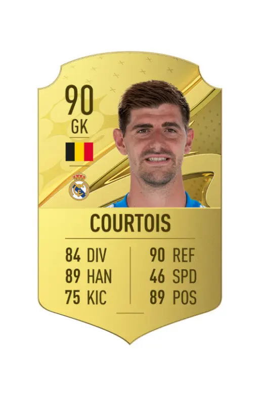 Carta oro Courtois FIFA 23 Ultimate Team