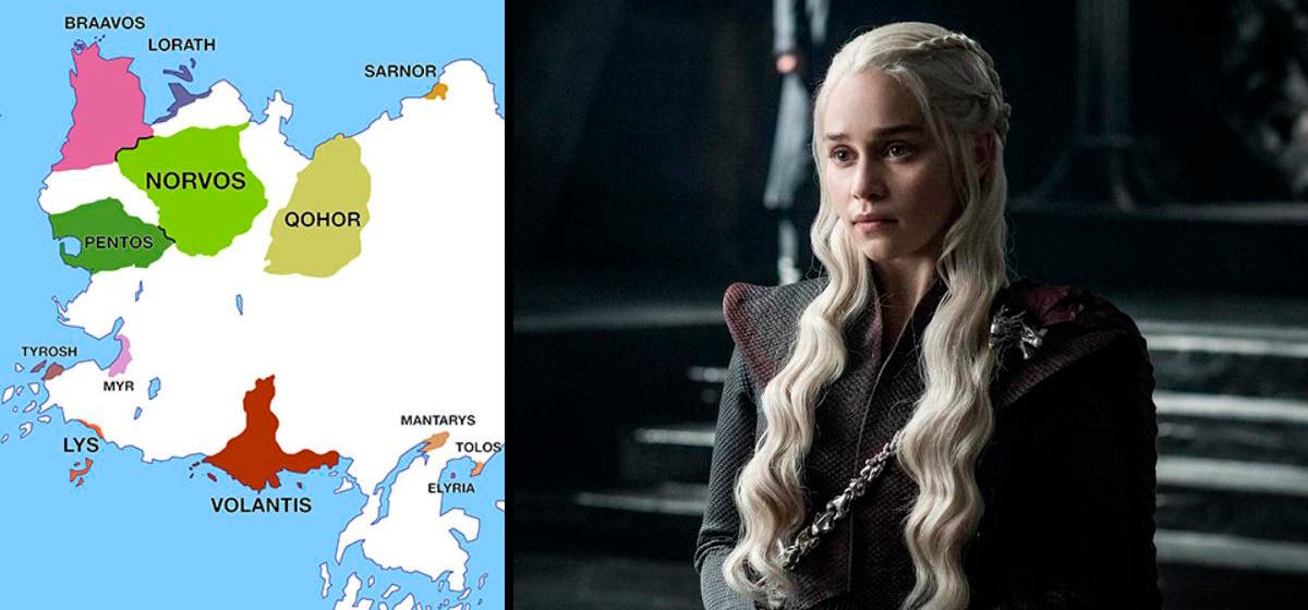 Así es la geografía de La Casa del Dragón: ¿Dónde están las Ciudades  Libres? ¿Y Valyria?