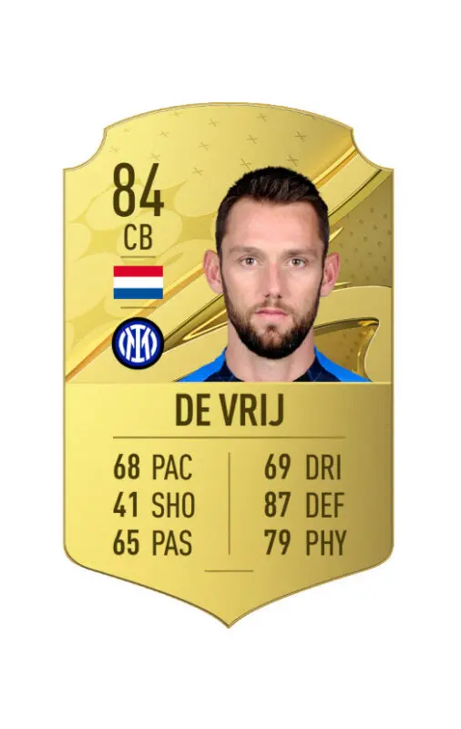 Carta oro De Vrij FIFA 23 Ultimate Team