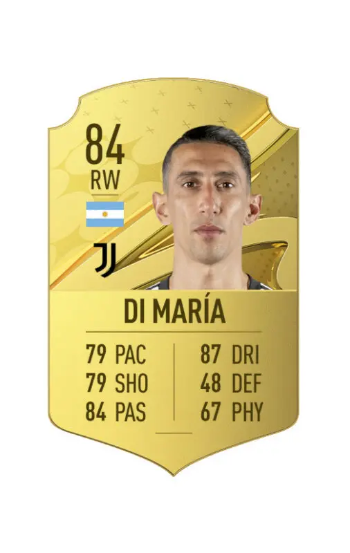 Carta oro Di María FIFA 23 Ultimate Team