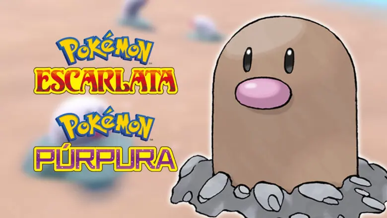 diglett pokémon escarlata púrpura