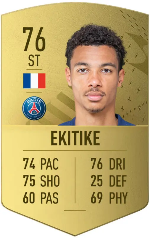 Carta oro Ekitike FIFA 23 Ultimate Team