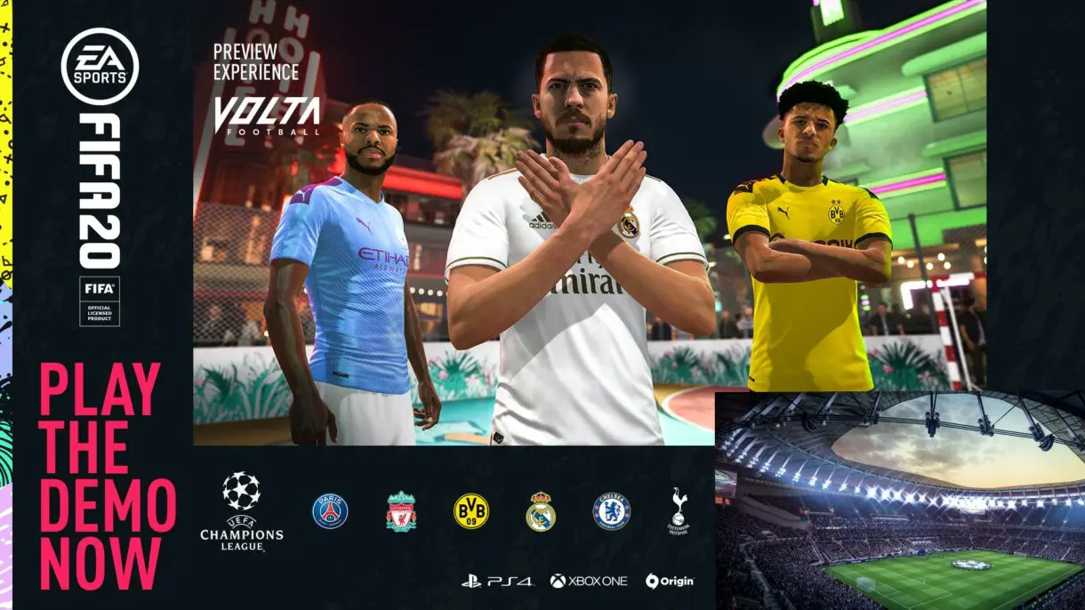 Anuncio e información de la demo de FIFA 20