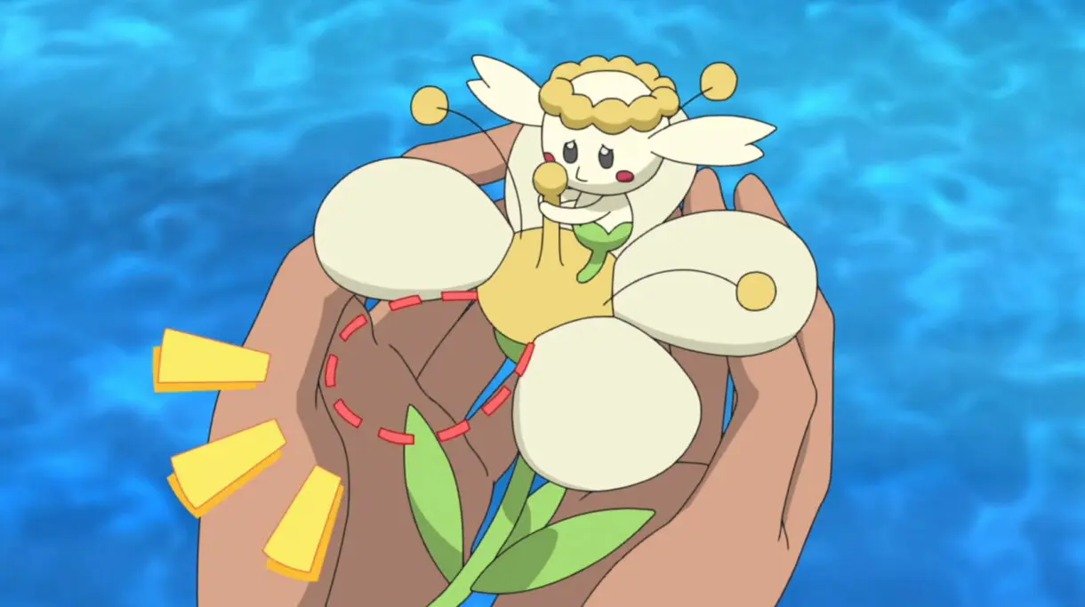 Flabebe de Goh anime de Pokemon